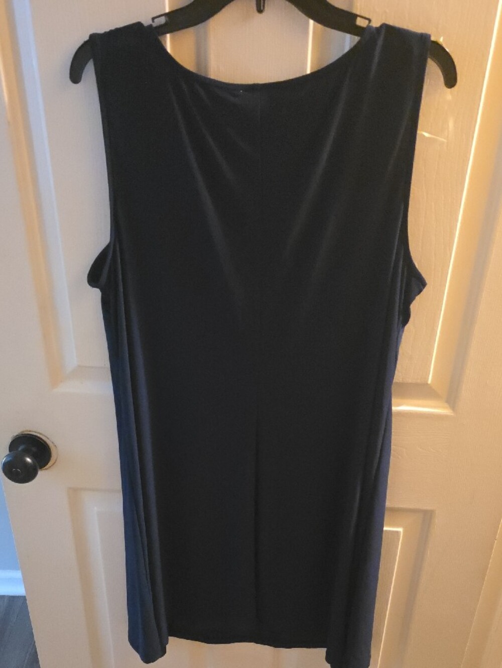 Ivy Road Navy Sleeveless Tunic with Gold Ring Detail - Picture 3 of 4